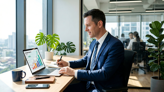 NovaMind AI team collaborating on digital marketing strategy in modern Toronto office